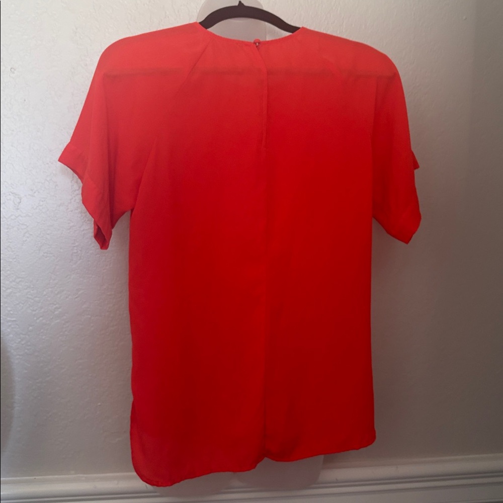 Essentials Vibrant Red Blouse - Picture 4 of 4